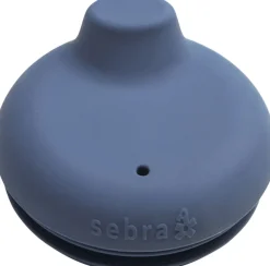 Børn Sebra Silikonelåg, Vintage blue