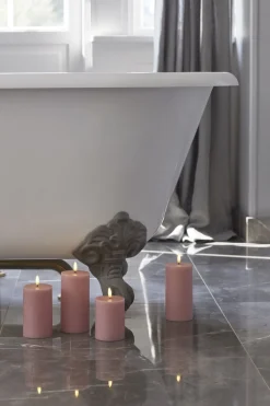 Sirius Sille Fyrfadslys 2 stk. sæt, Ø6xH3,4cm