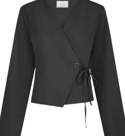 Neo Noir Simmi Eyelet Blouse Dark grey Outlet