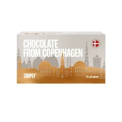 Simply Chocolate Simply® CHOCOLATE FROM COPENHAGEN chokoladeæske (180g) Outlet