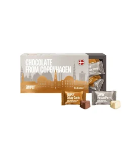 Simply Chocolate Simply® CHOCOLATE FROM COPENHAGEN chokoladeæske (180g) Outlet