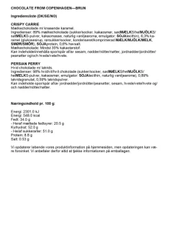 Simply Chocolate Simply® CHOCOLATE FROM COPENHAGEN chokoladeæske (180g) Outlet