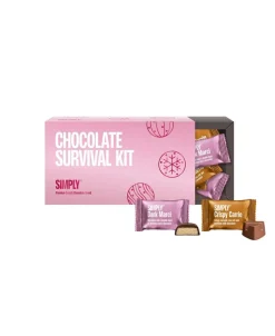 Simply Chocolate Simply® CHOCOLATE SURVIVAL KIT chokoladeæske (180g) Outlet