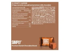Simply Chocolate Simply® CRISPY CARRIE chokoladeæske (90g)
