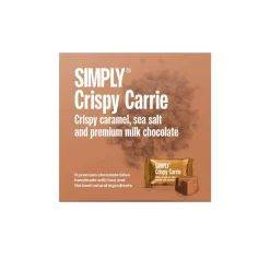 Simply Chocolate Simply® CRISPY CARRIE chokoladeæske (90g)