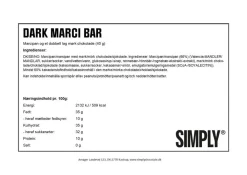Simply Chocolate Simply® DARK MARCI chokoladebar (40g) Discount