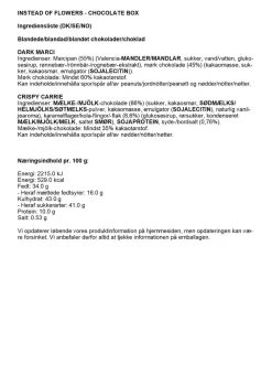 Simply® INSTEAD OF FLOWERS chokoladeæske (180g)>Simply Chocolate New