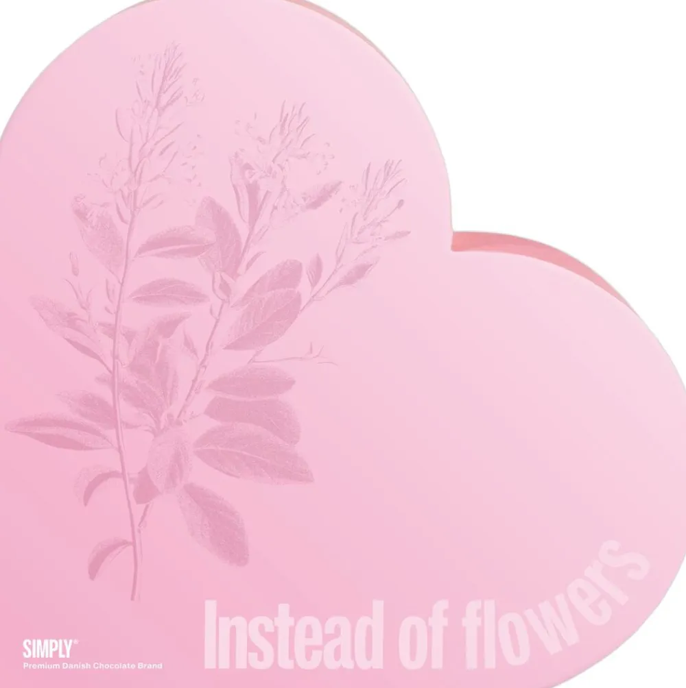 Simply® INSTEAD OF FLOWERS chokoladeæske (400g)>Simply Chocolate Discount