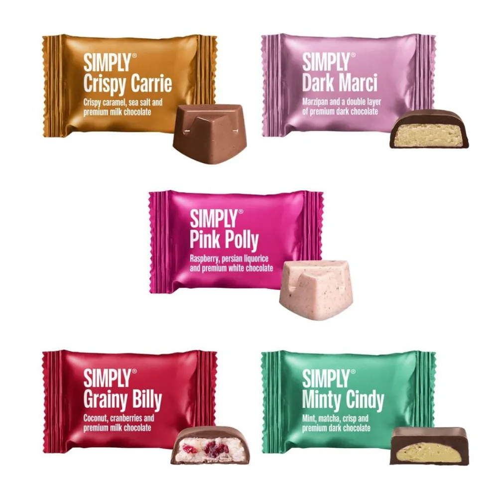 Simply® INSTEAD OF FLOWERS chokoladeæske (400g)>Simply Chocolate Discount