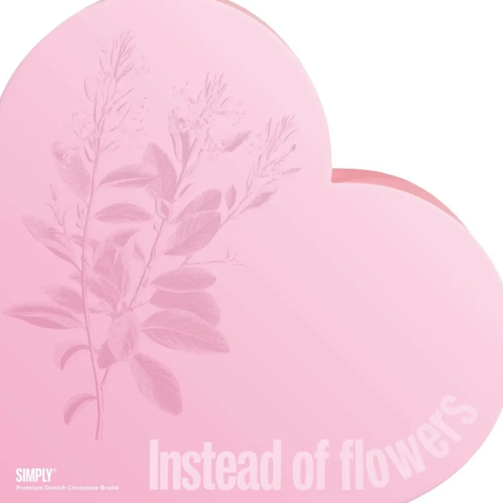 Simply® INSTEAD OF FLOWERS chokoladeæske (400g)>Simply Chocolate Discount