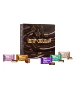 Simply Chocolate Simply® MERRY CHOCOLATE chokoladeæske (500g)