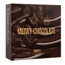 Simply Chocolate Simply® MERRY CHOCOLATE chokoladeæske (500g)