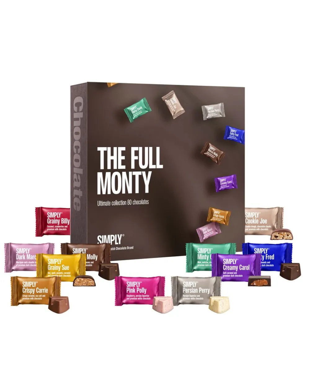 Simply® THE FULL MONTY chokoladeæske (800g)>Simply Chocolate Discount