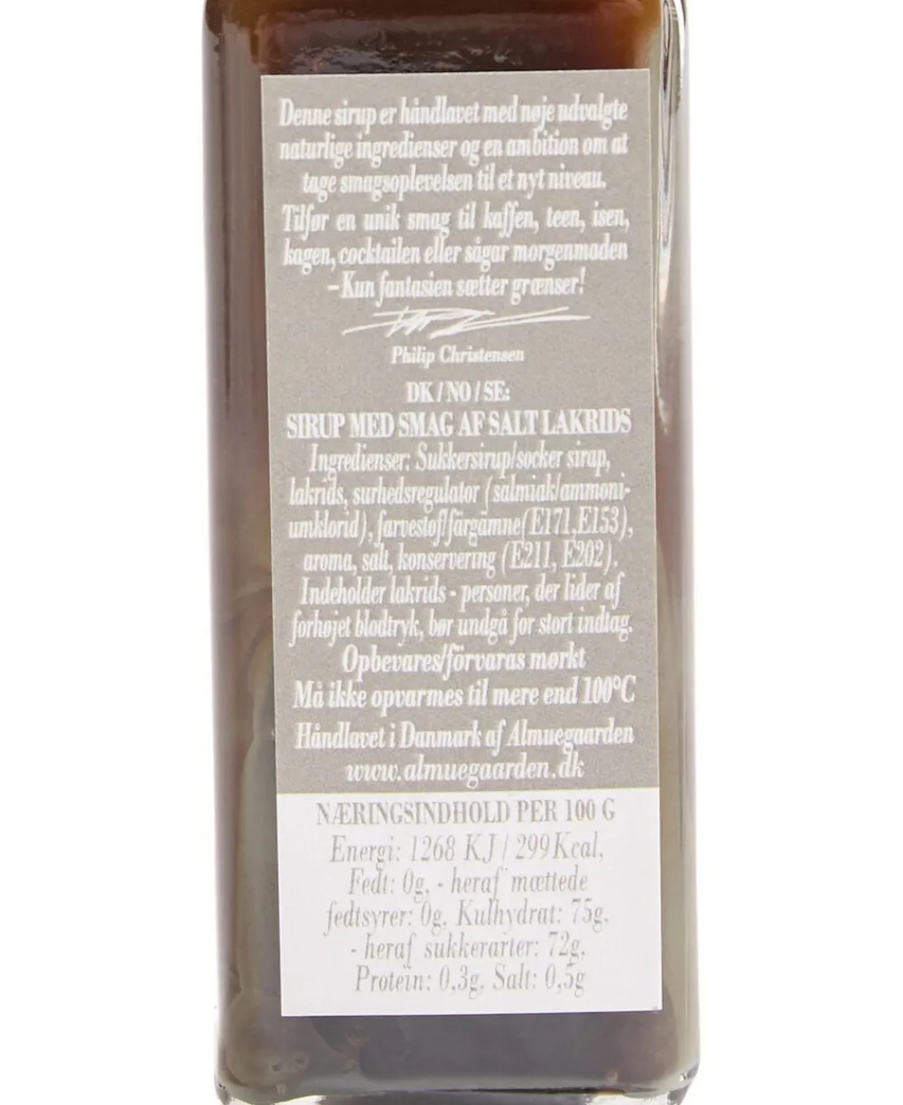 SMAGFULD by Almuegaarden Sirup med smag af salt lakrids