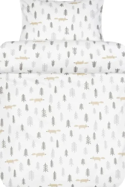 Skovtur baby sengesæt dæmpet brun>Høie