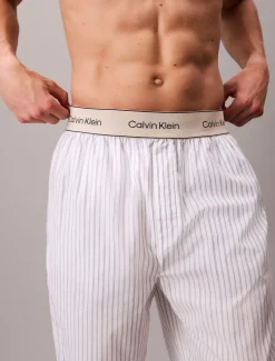 Calvin Klein SLEEP PANT 19471 trail stripe+classic white