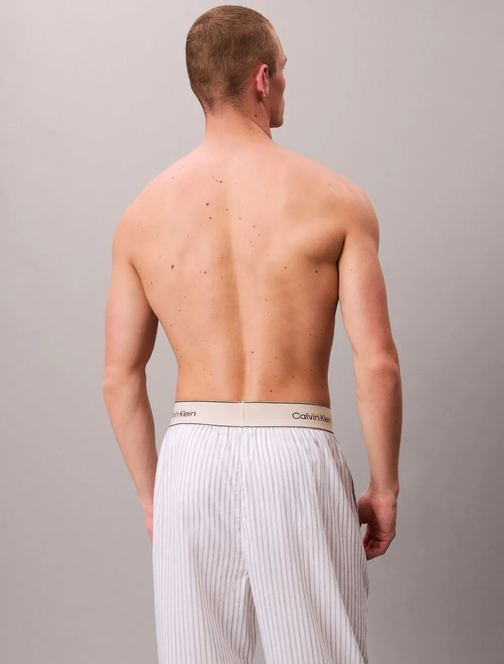 Calvin Klein SLEEP PANT 19471 trail stripe+classic white