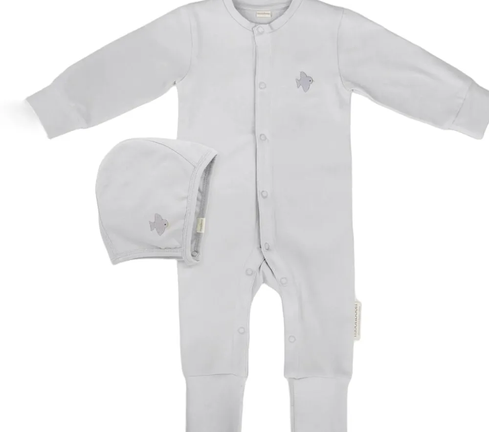 Moonboon Sleep suit & bonnet giftbox Lunar rock Best