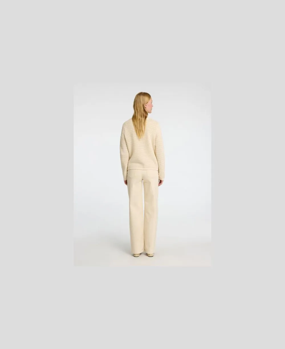 Dame Selected SLFVINNA LS STRUCTURE KNIT CARDIGAN