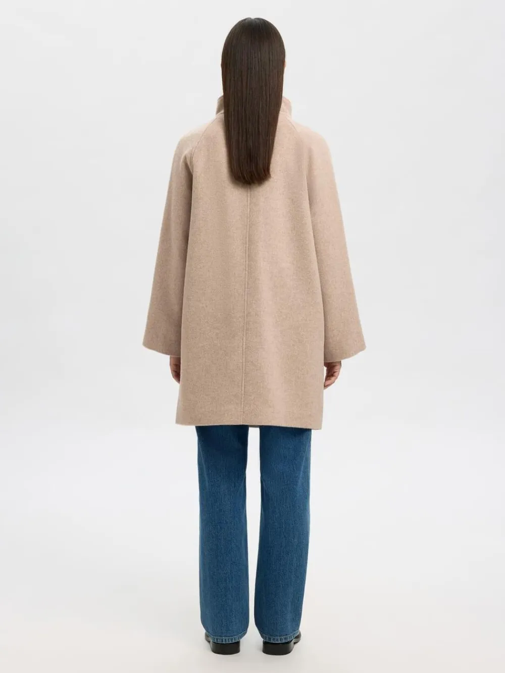 Dame Selected SLFVINNI WOOL BLEND COAT NOOS