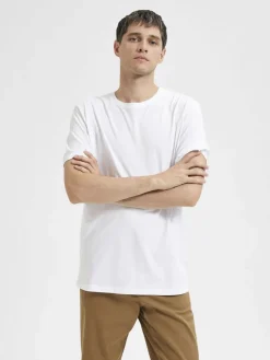 SLHASPEN SS O-NECK TEE NOOS>Selected Best