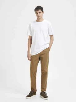 Selected SLHASPEN SS O-NECK TEE NOOS Hvid Best