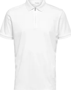 Selected SLHFAVE ZIP SS POLO NOOS