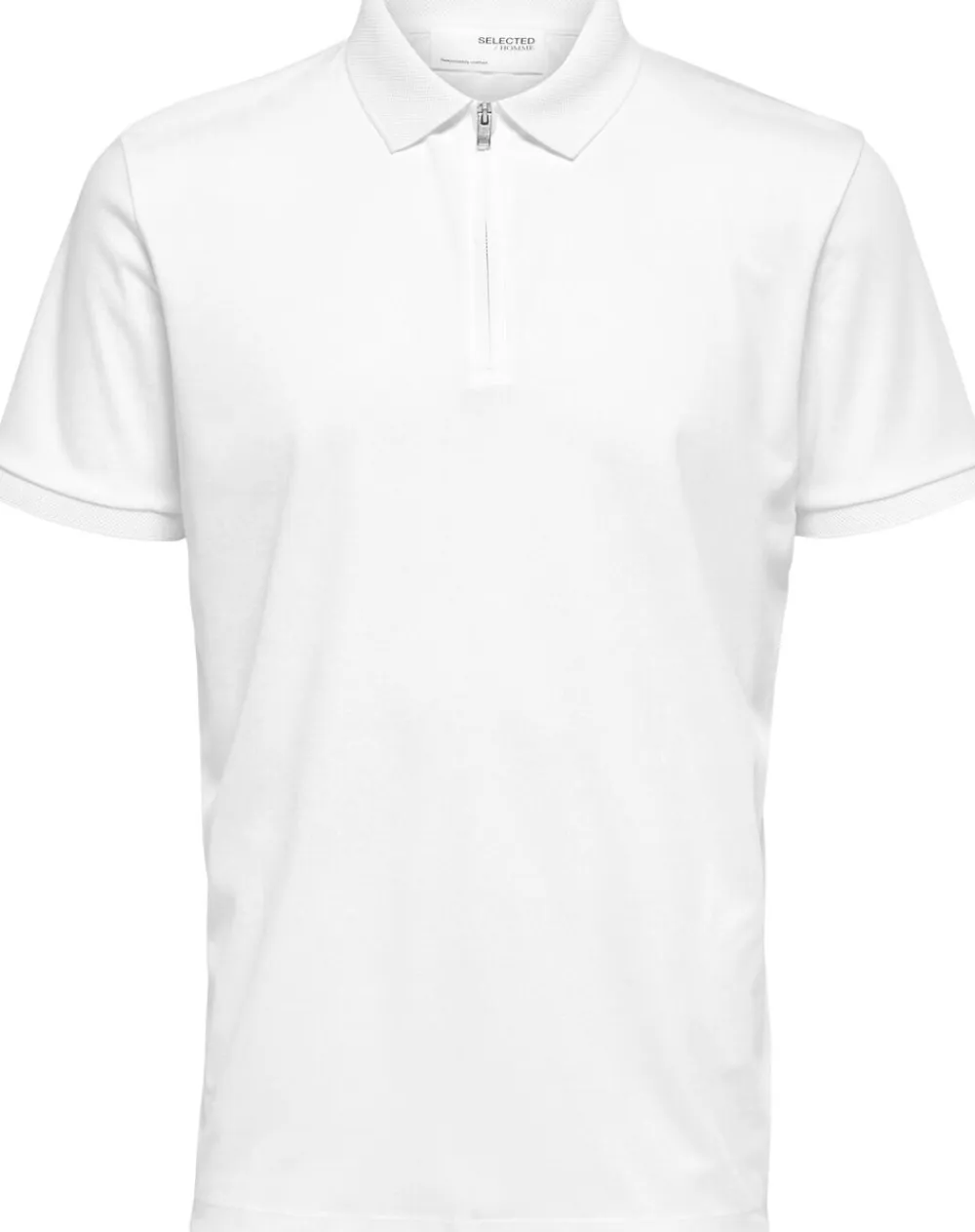 Selected SLHFAVE ZIP SS POLO NOOS