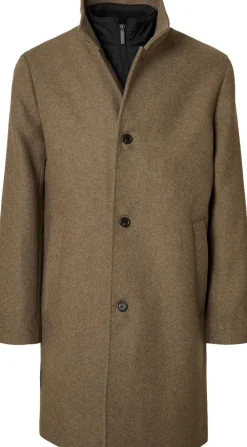 SLHRAINAR WOOL BLEND COAT NOOS>Selected Sale