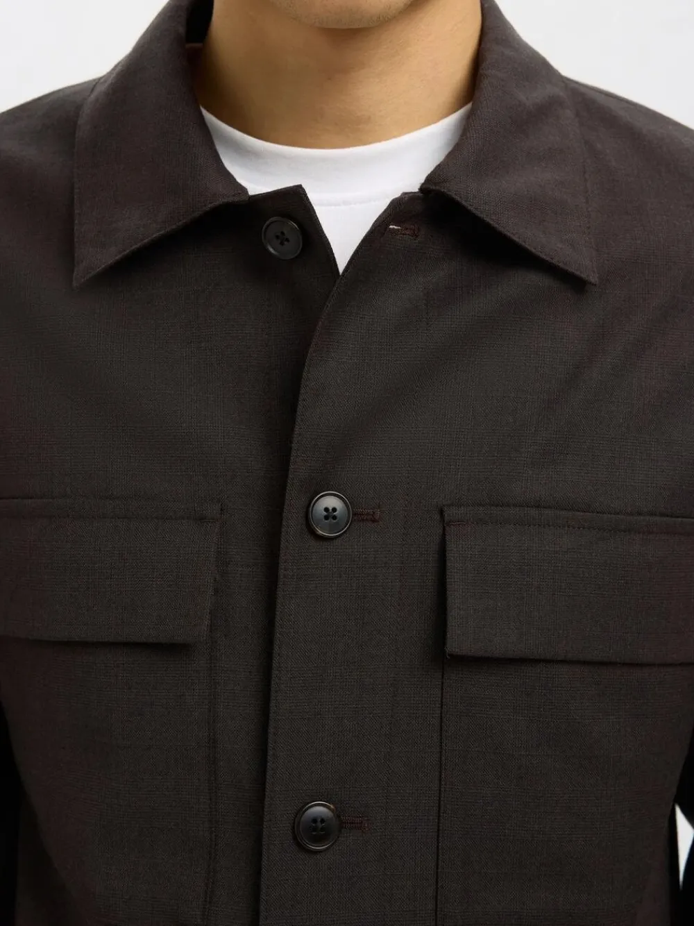 SLHREG-JUDE WOOL BLEND HYBRID BLZ>Selected Discount