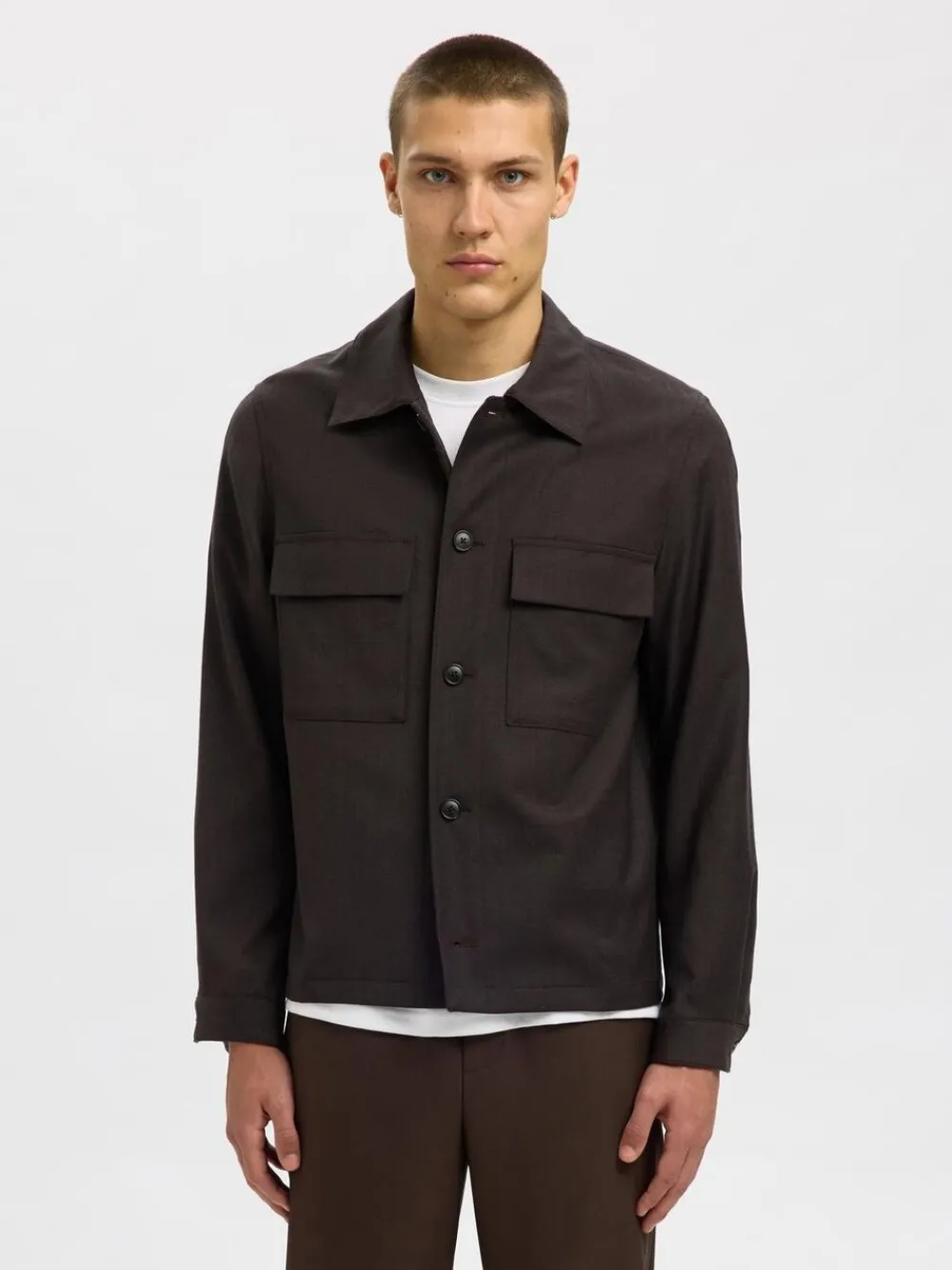 SLHREG-JUDE WOOL BLEND HYBRID BLZ>Selected Discount