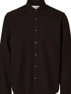 SLHREGNOAH MIX BDWN LS SHIRT CAMP>Selected Best