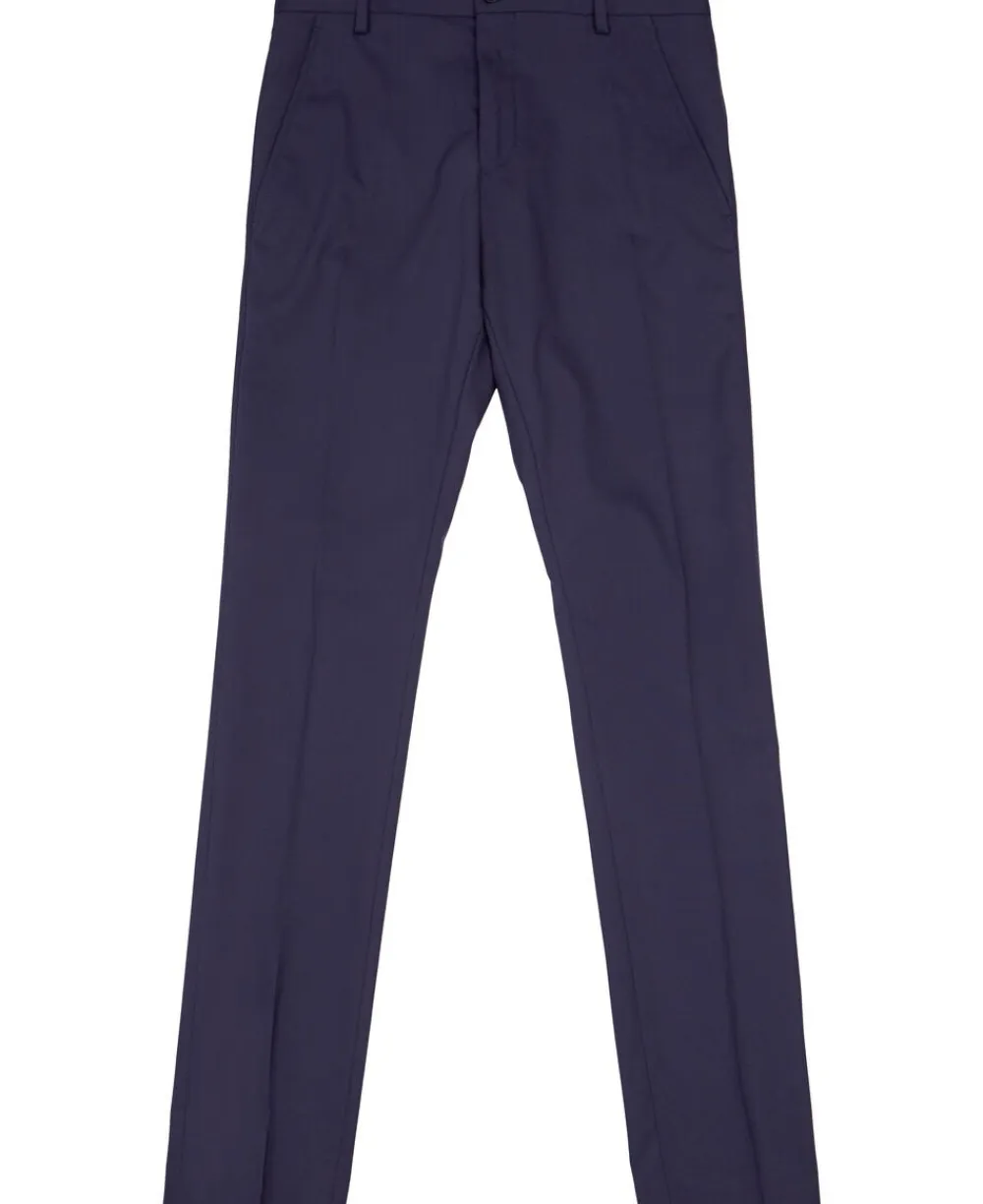 Selected SLHSLIM-MYLOLOGAN NAVY TROUSER B NO Blå Outlet