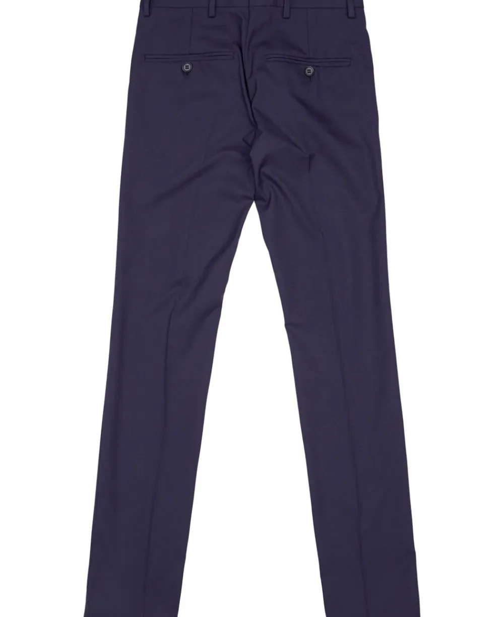 Selected SLHSLIM-MYLOLOGAN NAVY TROUSER B NO Blå Outlet