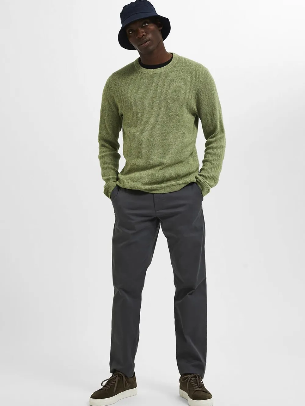 SLHSLIM-NEW MILES 175 FLEX CHINO W>Selected New