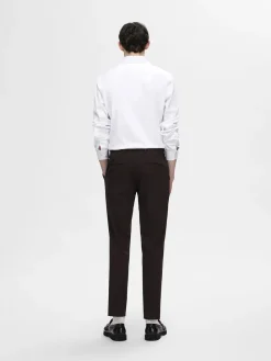 Selected SLHSLIM-PERFORMANCE SHIRT LS NOOS Bright white Discount