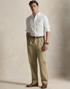 Polo Ralph Lauren Slim Fit Oxford Shirt Hvid Clearance