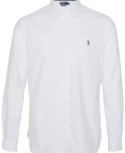 Polo Ralph Lauren Slim Fit Oxford Shirt Hvid Clearance