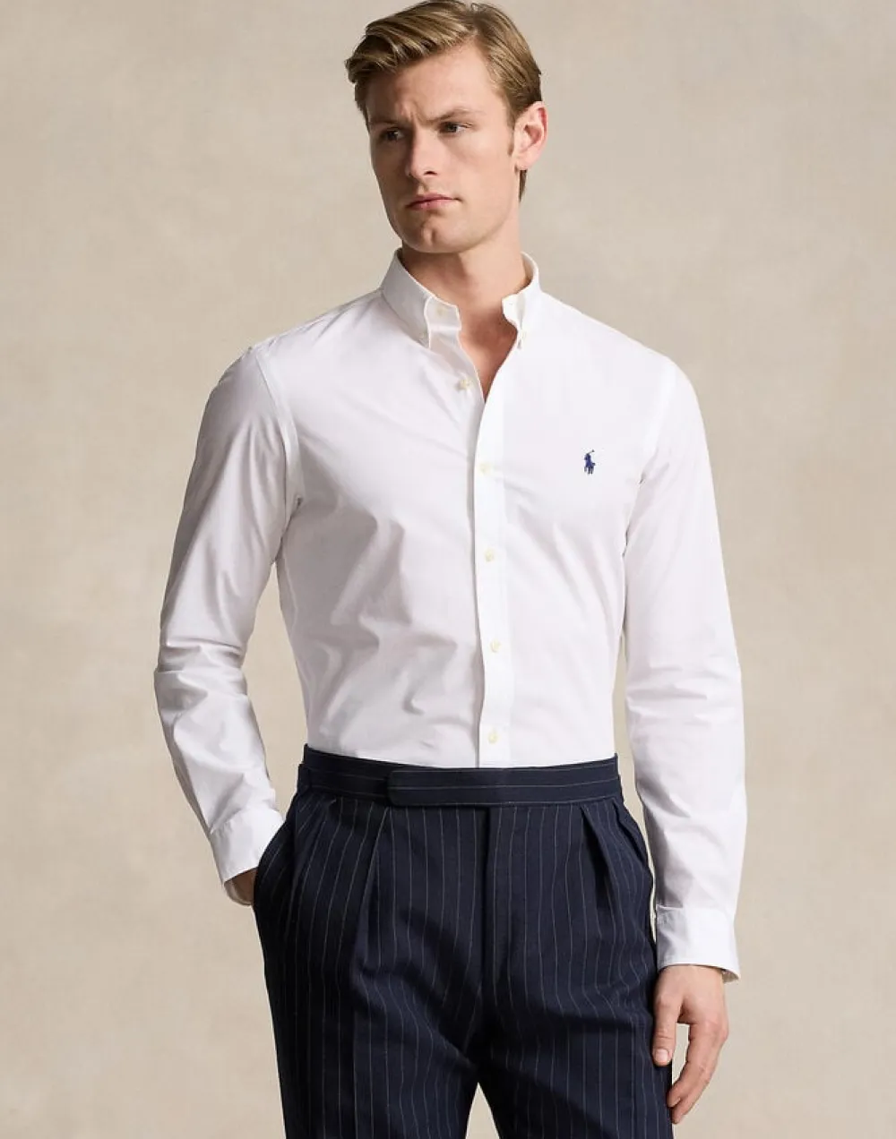 Polo Ralph Lauren Slim Fit Stretch Poplin Shirt
