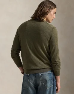 Slim Fit Washable Wool Crewneck Sweater>Polo Ralph Lauren Sale