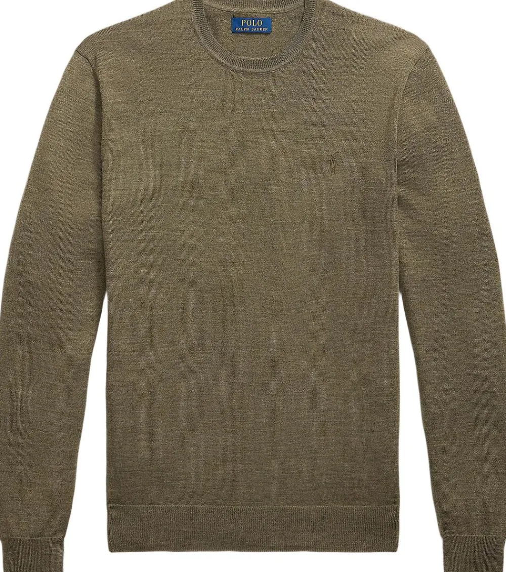 Slim Fit Washable Wool Crewneck Sweater>Polo Ralph Lauren Sale