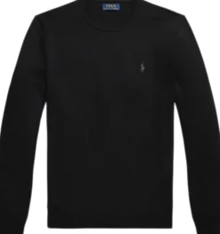 Polo Ralph Lauren Slim Fit Washable Wool Crewneck Sweater Sort Discount
