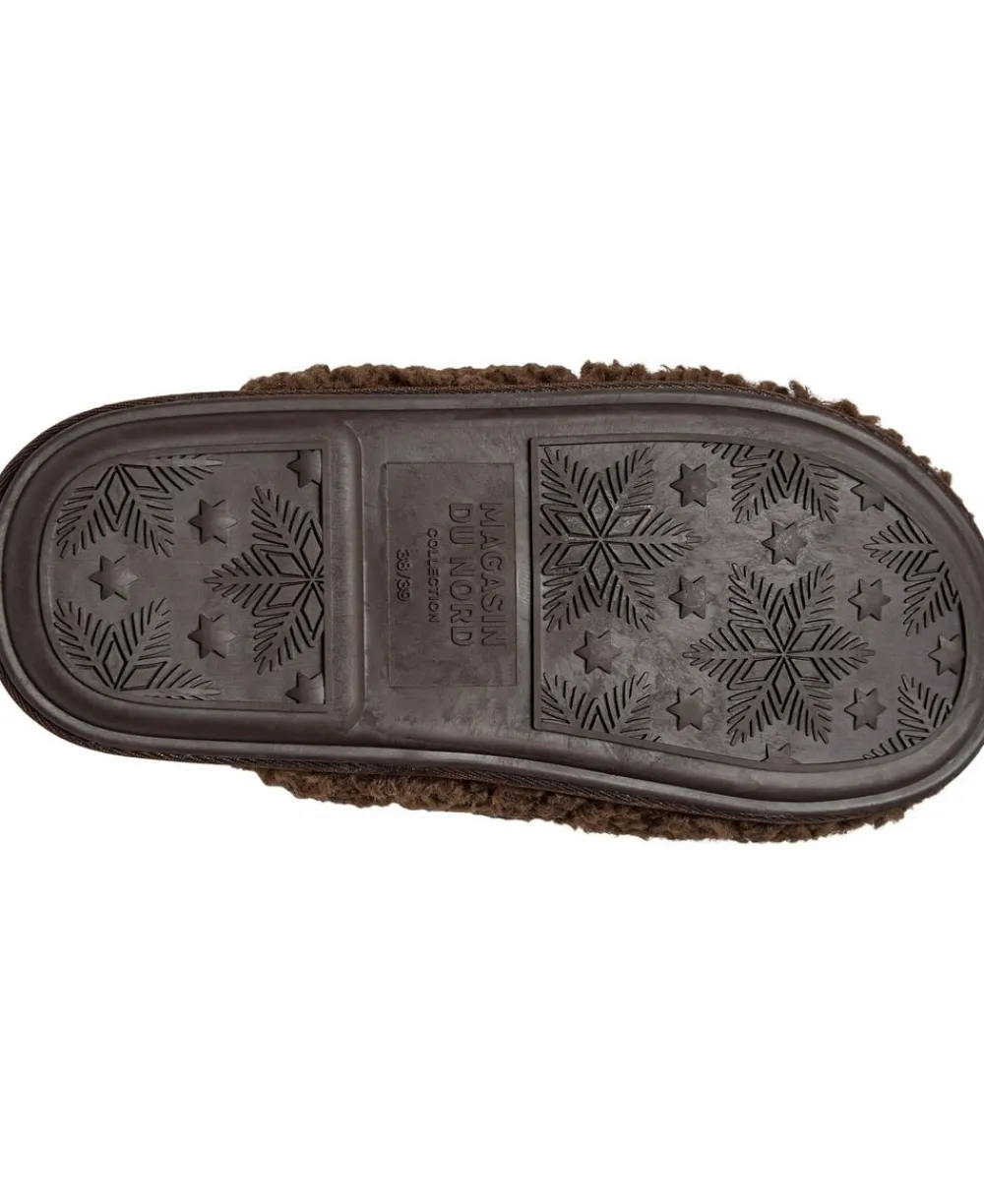 Dame Magasin du Nord Collection Slipper in Curly upper -