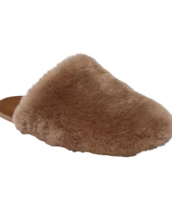 Magasin du Nord Collection Slipper in Real sheepskin - Brown Hot