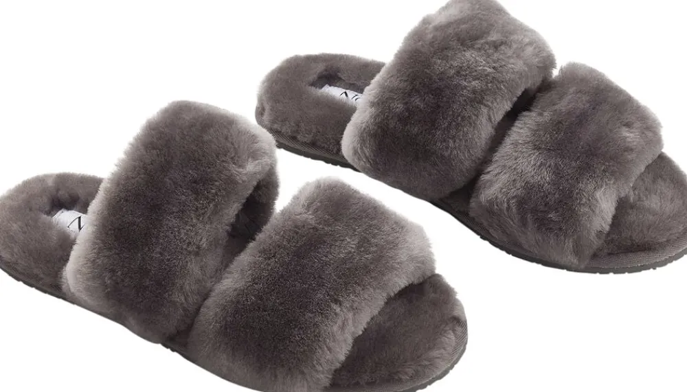 Dame NATURES Collection Slippers Straps (of 100% New Zealand Sheepskin)