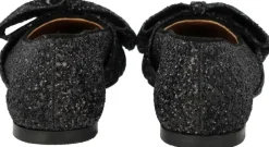 ANGULUS Sløjfeballerina i funklende glitter 2486/1163 black glitter/black Discount