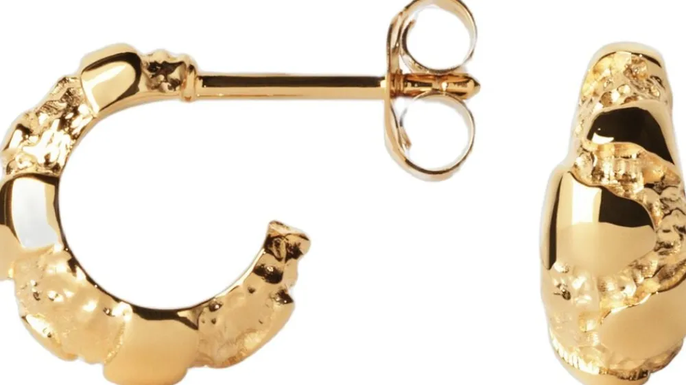 Small Contrast Fusion Hoops>Camille Brinch Jewellery Best