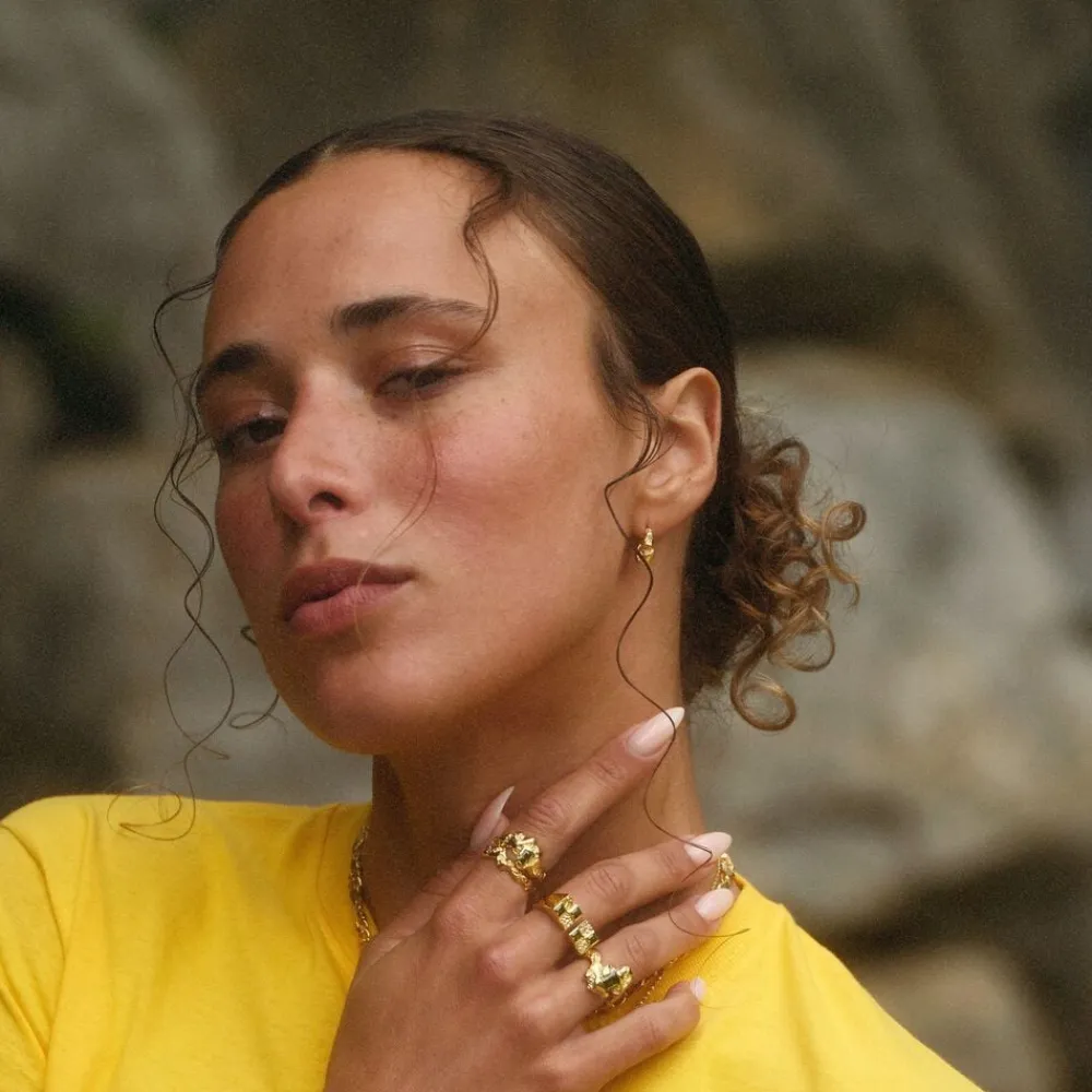 Small Contrast Fusion Hoops>Camille Brinch Jewellery Best