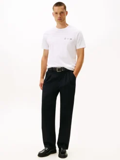 Tommy Hilfiger SMALL CREST OUTLINE TEE White Online