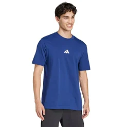 adidas SMALL LOGO T-SHIRT Blå Sale